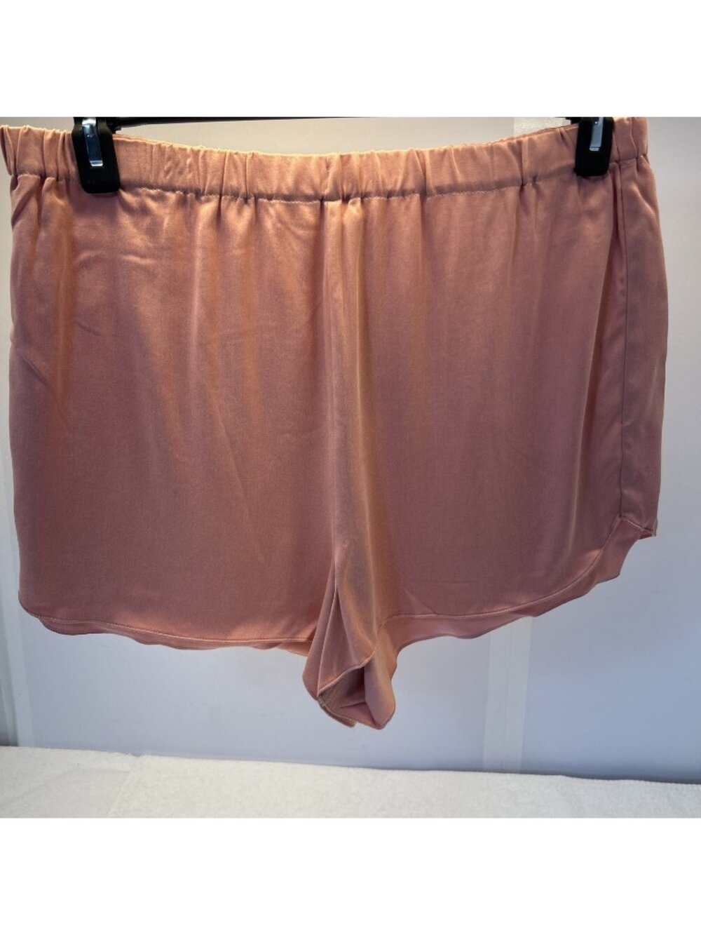 Haven Well Within Talbots Luxe Lounge Sleep Pull-On Shorts Rose Pink SZ L New